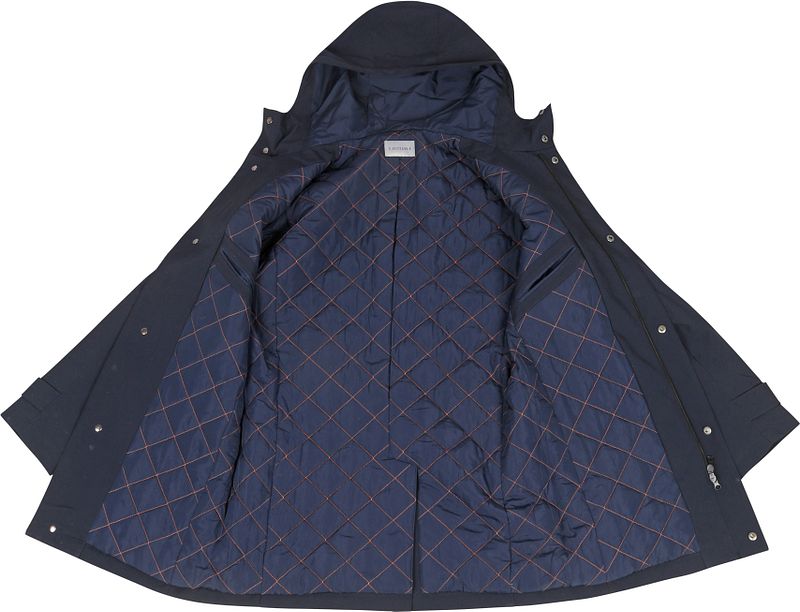 Suitable Jas Hood Tech Navy