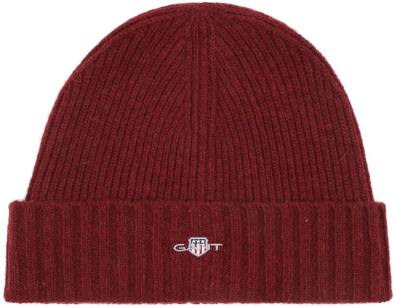 Gant Pet Muts Wol Bordeaux
