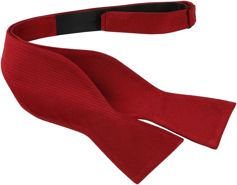 Nœud à nouer Forme Classique Soie  Rouge