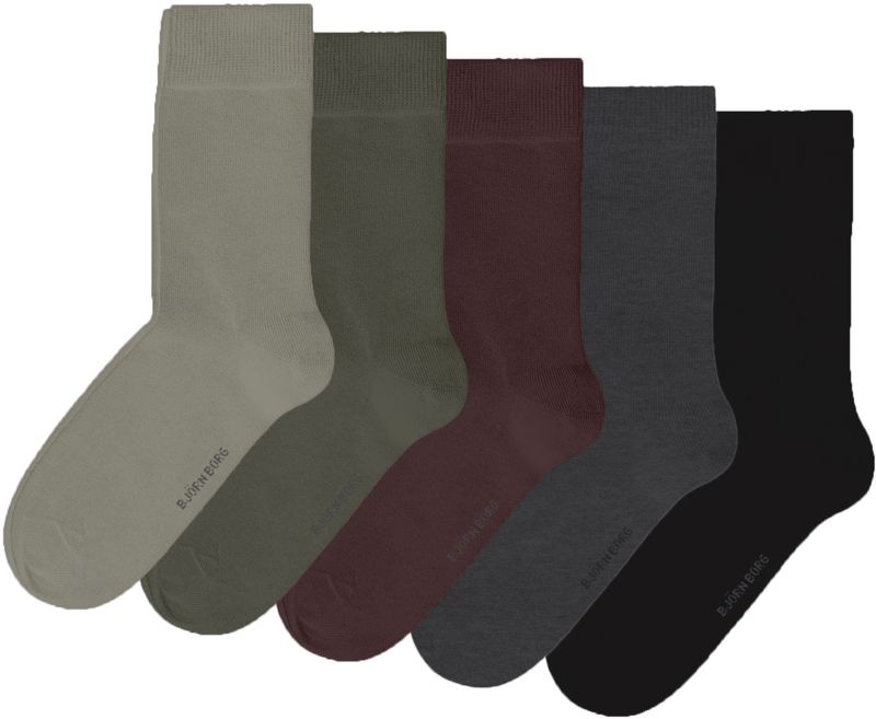 Bjorn Borg 5-Pack Essential Sokken Multicolour