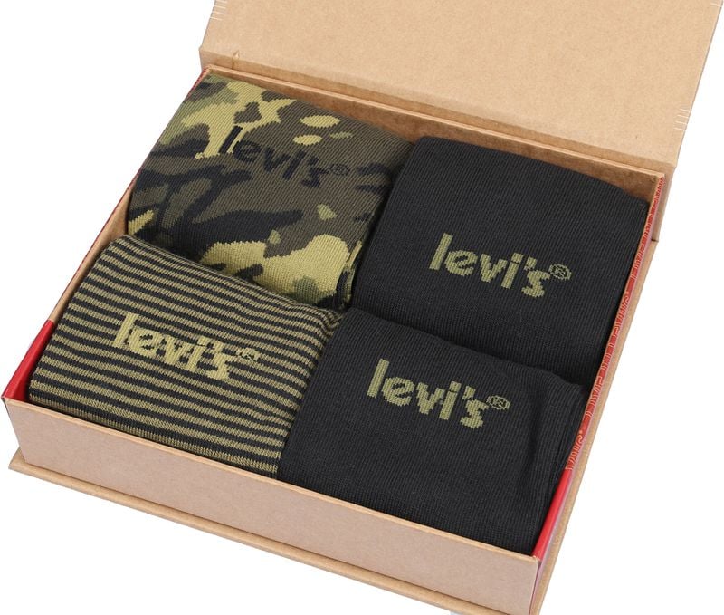 Levi's 4-Paar-Geschenkbox Socken Camo - Größe 39-42 günstig online kaufen