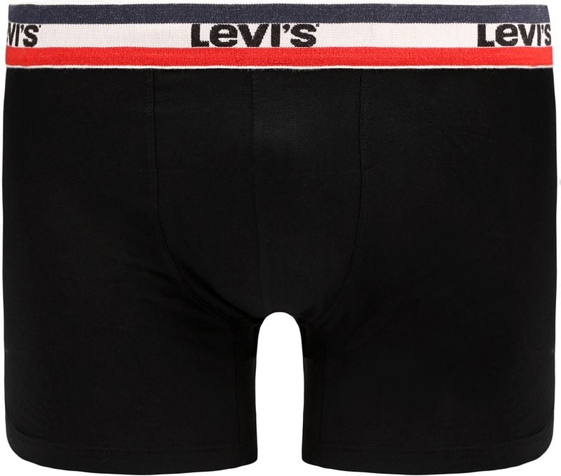 Levi's Brief Boxershorts 2-Pack Schwarz - Größe M günstig online kaufen