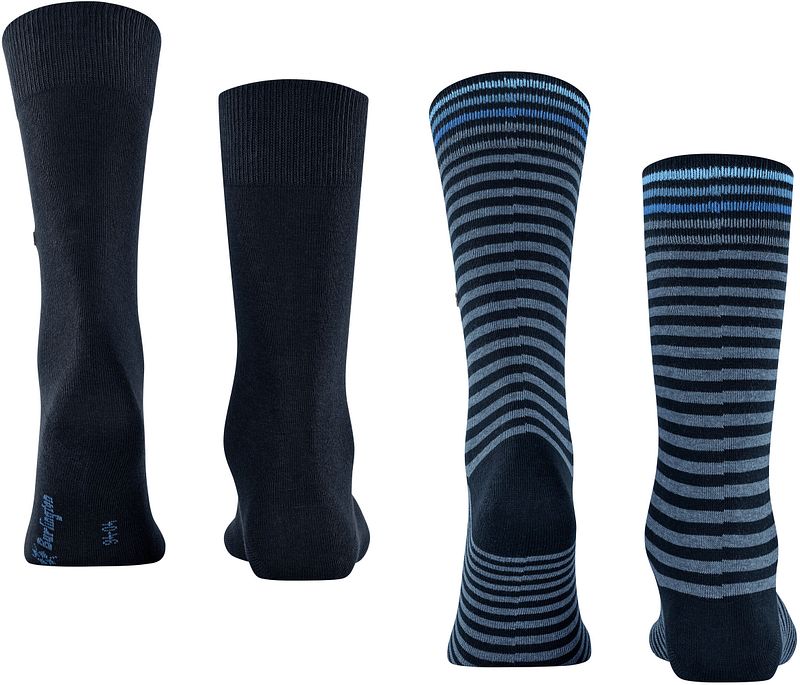 Burlington Everyday 2-Pack Strepen Navy