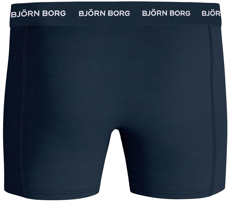 Bjorn Borg Boxers Cotton Stretch 3-Pack Schwarz Blau - Größe L günstig online kaufen