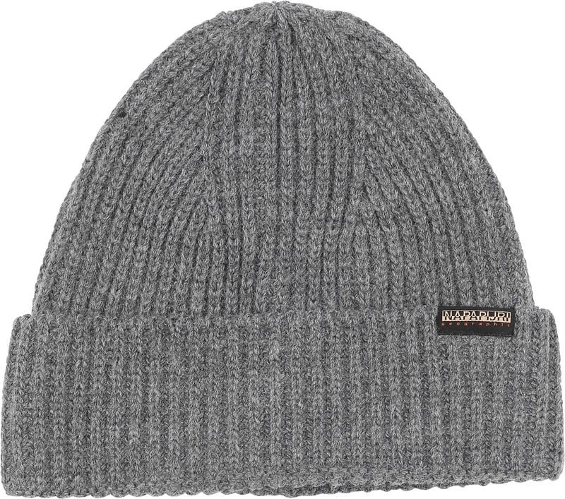 Napapijri Foli Beanie Mütze Grau - günstig online kaufen