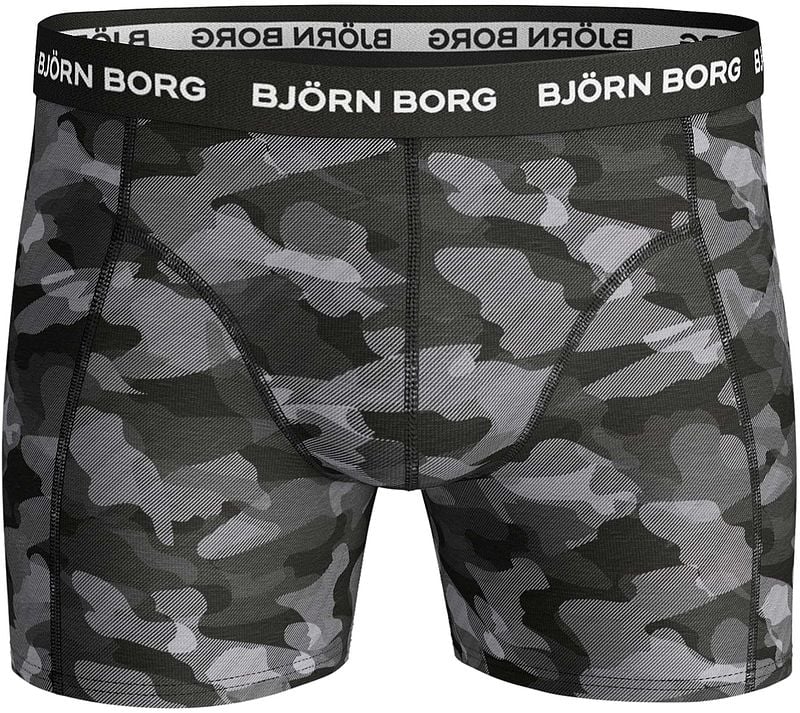 Björn Borg Shorts 3er-Pack Grau Schwarz - Größe M günstig online kaufen