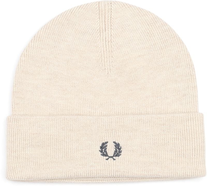 Fred Perry Mütze Wolle Blend Ecru - günstig online kaufen