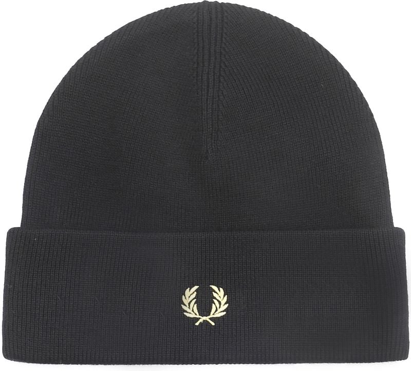 Fred Perry Mütze Wolle Blend Schwarz - günstig online kaufen