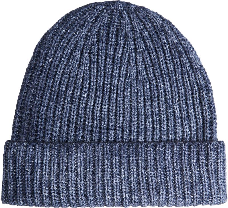 Profuomo Bonnet Laine Foncé  Bleu Bleu foncé