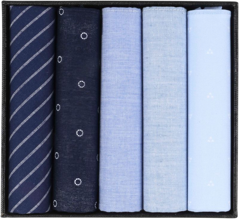 Suitable Zakdoeken 5-Pack Blauw -