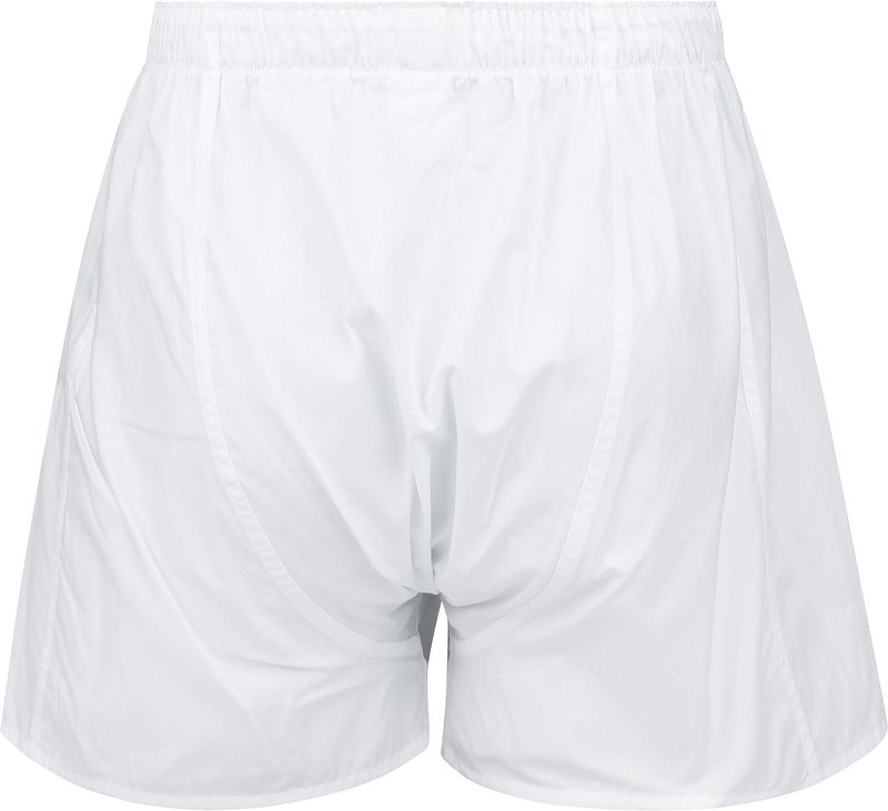 Steppin' Out Boxershort Solid Poplin Wit