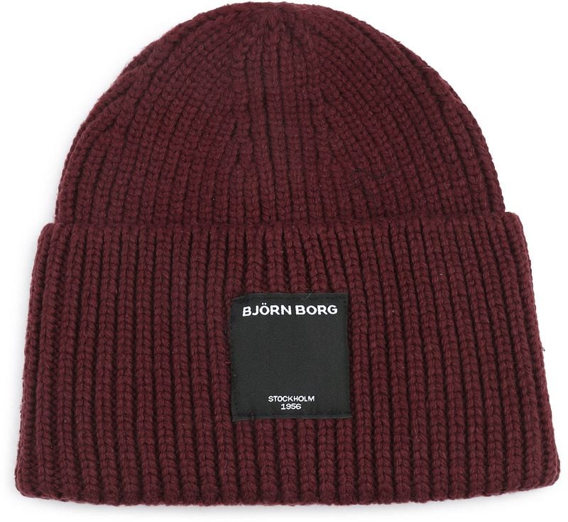 Bjorn Borg Knitted Muts Bordeaux