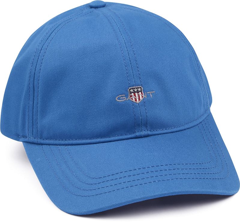 Gant Cap Katoen Mid Blauw