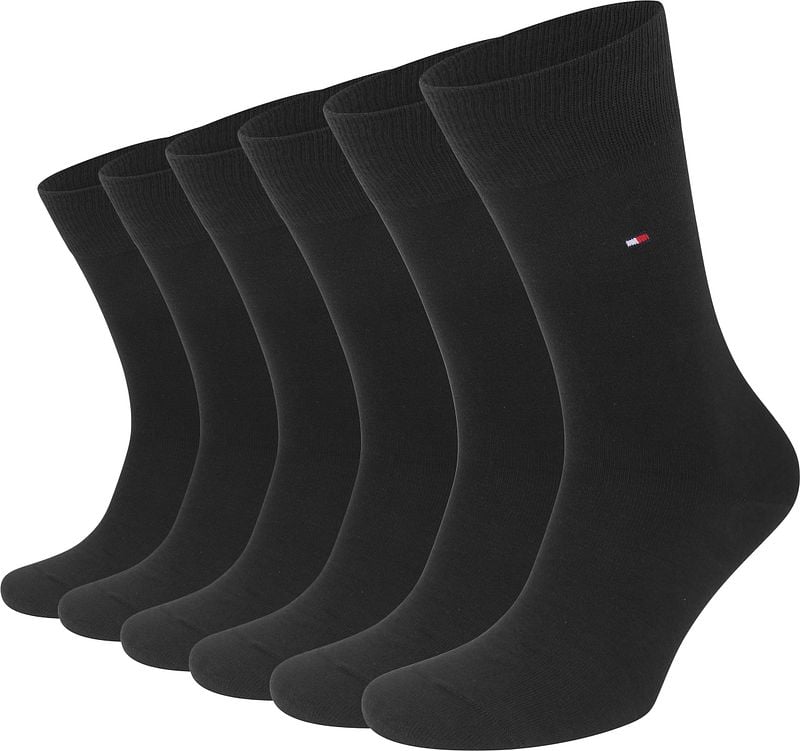 Tommy Hilfiger Classic 6-Pack Sokken Zwart