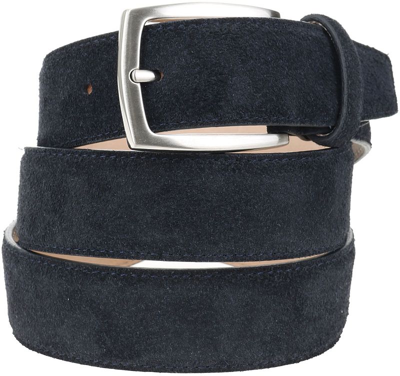 Suitable Ceinture Daim Marine 309  Bleu foncé Bleu taille 95