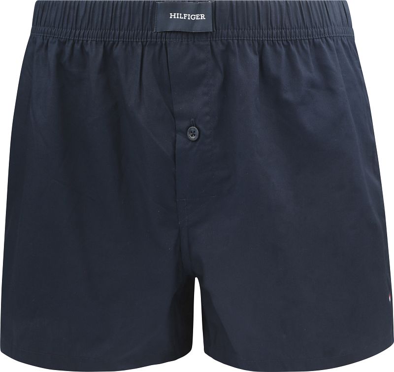 Tommy Hilfiger Boxer Woven 2-Pack Navy Blauw