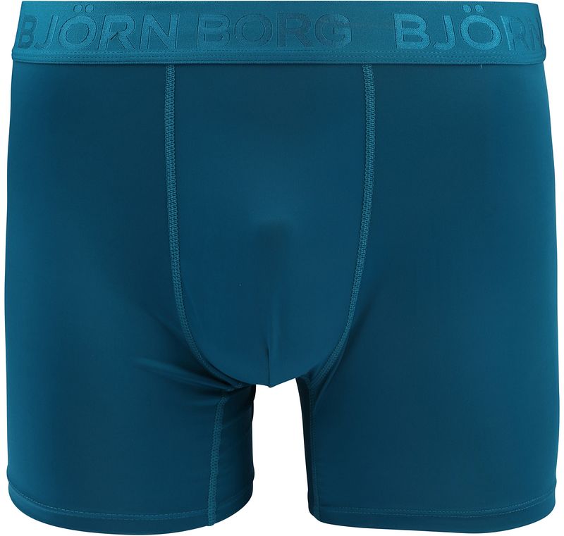 Bjorn Borg Performance Boxers 2-Pack Zwart Petrol