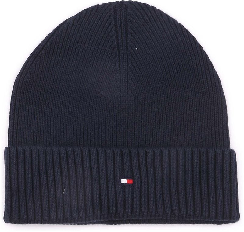 Tommy Hilfiger Knitted Mütze Navy - günstig online kaufen