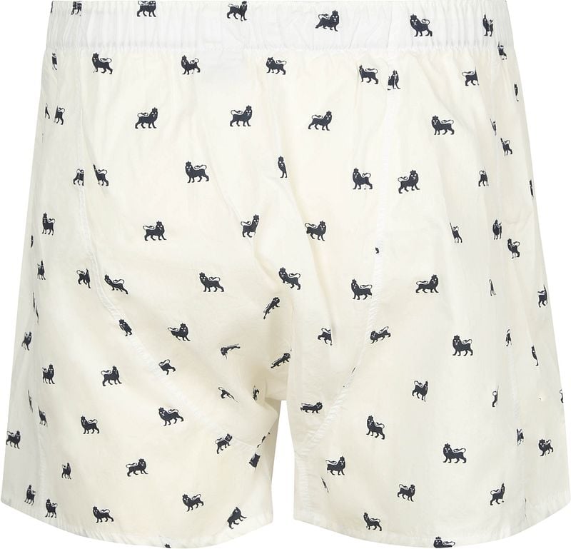 Steppin' Out Boxer weiß Logo Oxford - Größe S günstig online kaufen