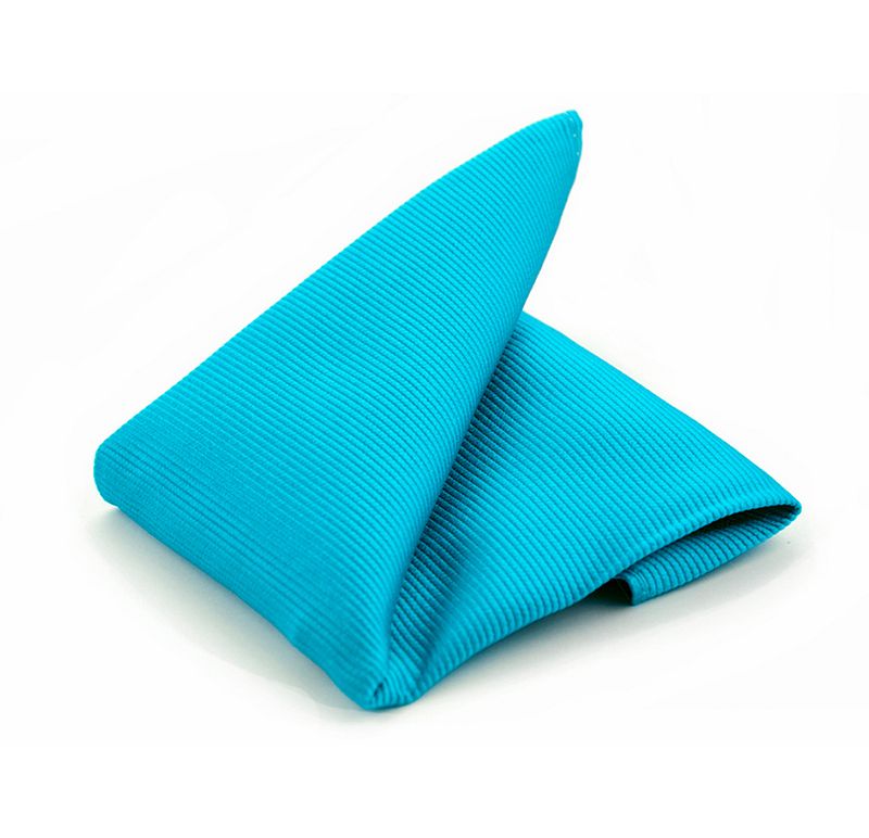 Einstecktuch Seide Aqua Blau F24 - günstig online kaufen