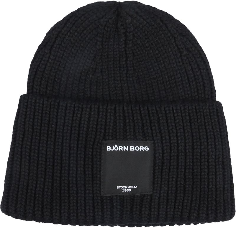 Bjorn Borg Bonnet Knitted Noir