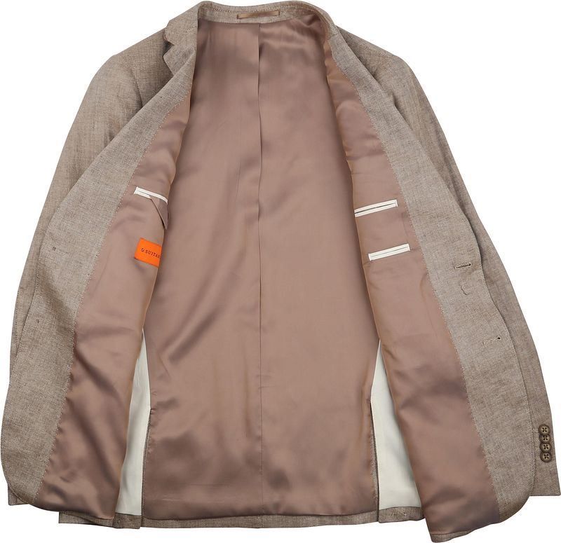 Suitable Blazer Linnen Panama Beige