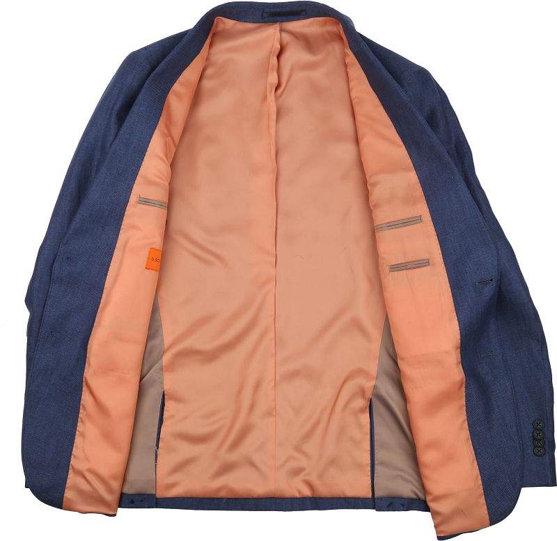 Suitable Blazer Linnen Panama Navy