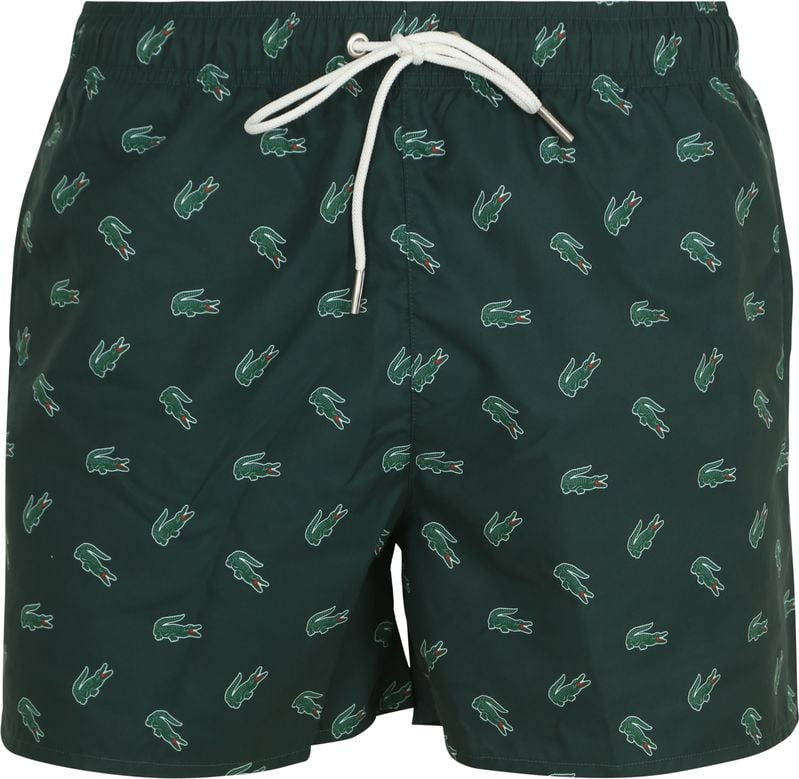 Lacoste Shorts met logopatroon Green Heren