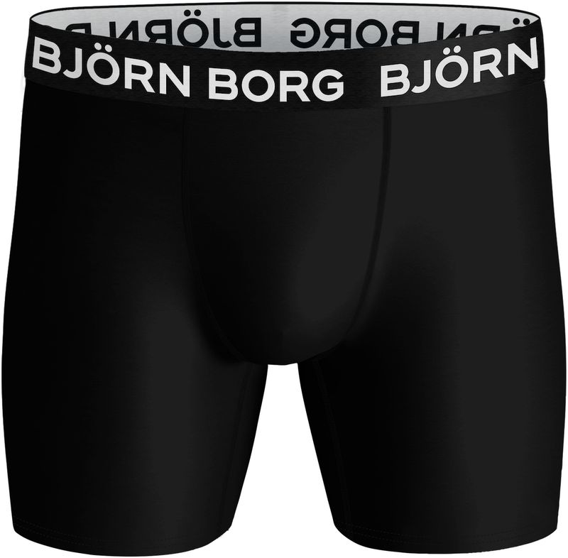 Bjorn Borg Björn Borg Performance Boxershorts 3-Pack Blauw Zwart