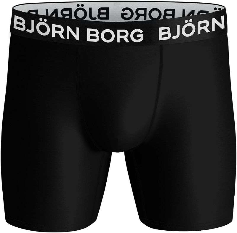 Björn Borg Performance Shorts 5er-Pack Schwarz Grün Blau - Größe S günstig online kaufen