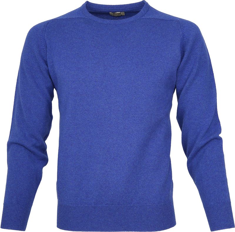 William Lockie Pull O Agneline Bleu taille XXL