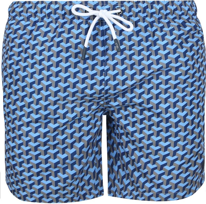 Suitable Zwembroek Print Navy