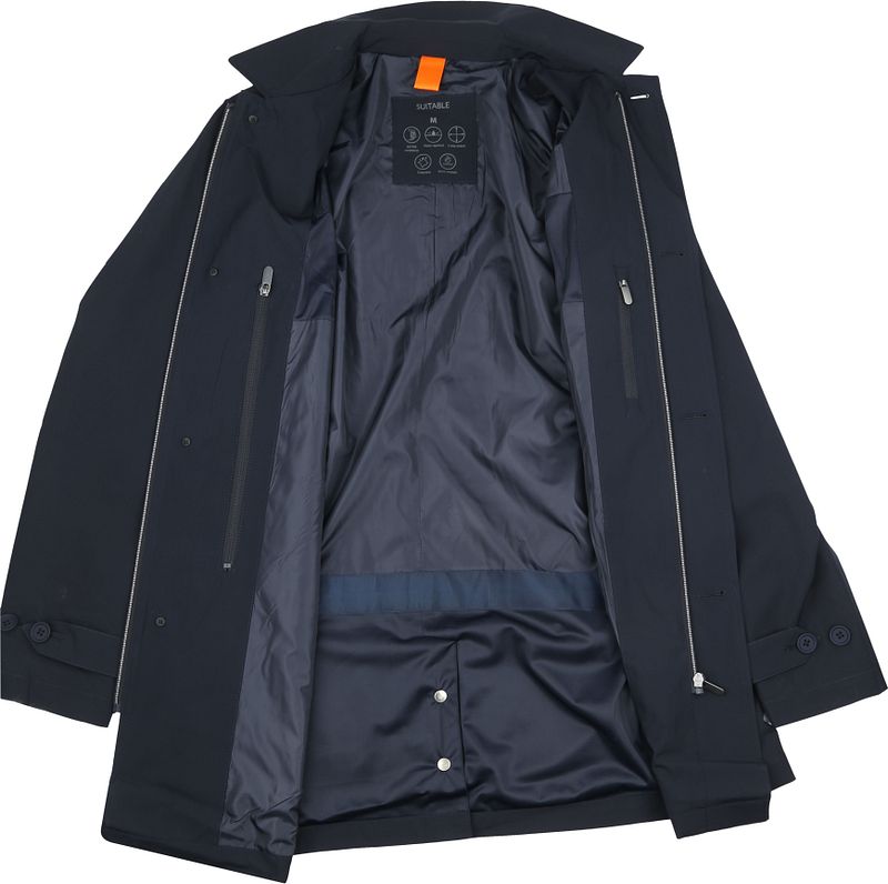 Suitable Packable Jas Long Tech Navy