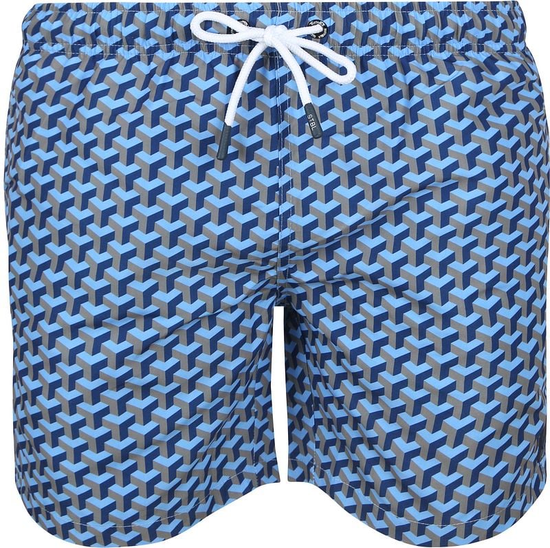 Suitable Zwembroek Print Navy