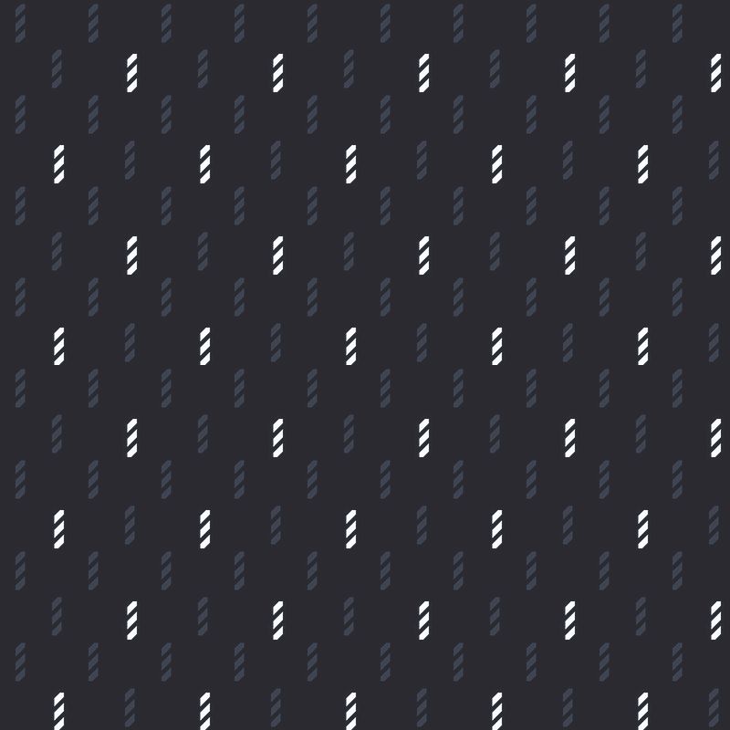 Desoto Overhemd Print Structure Zwart