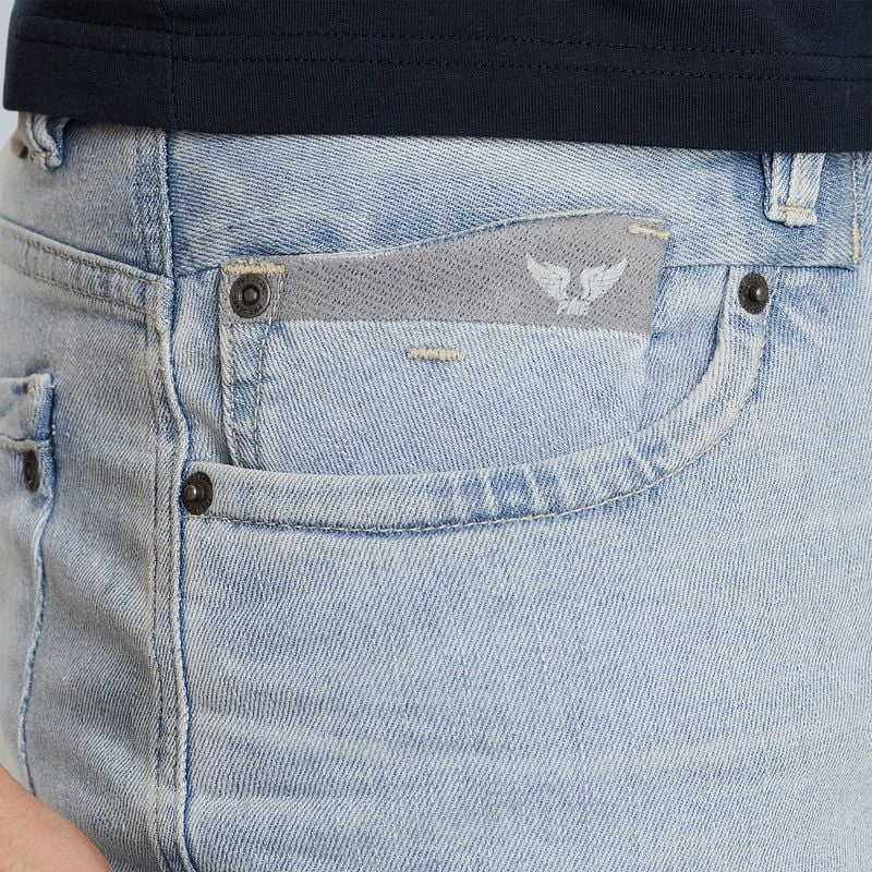 PME Legend Commander 3.0 Denim Shorts Blauw SBT