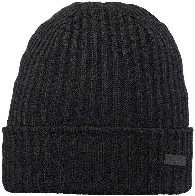 Barts Beanie Mütze Wilbert Turnup Schwarz - günstig online kaufen