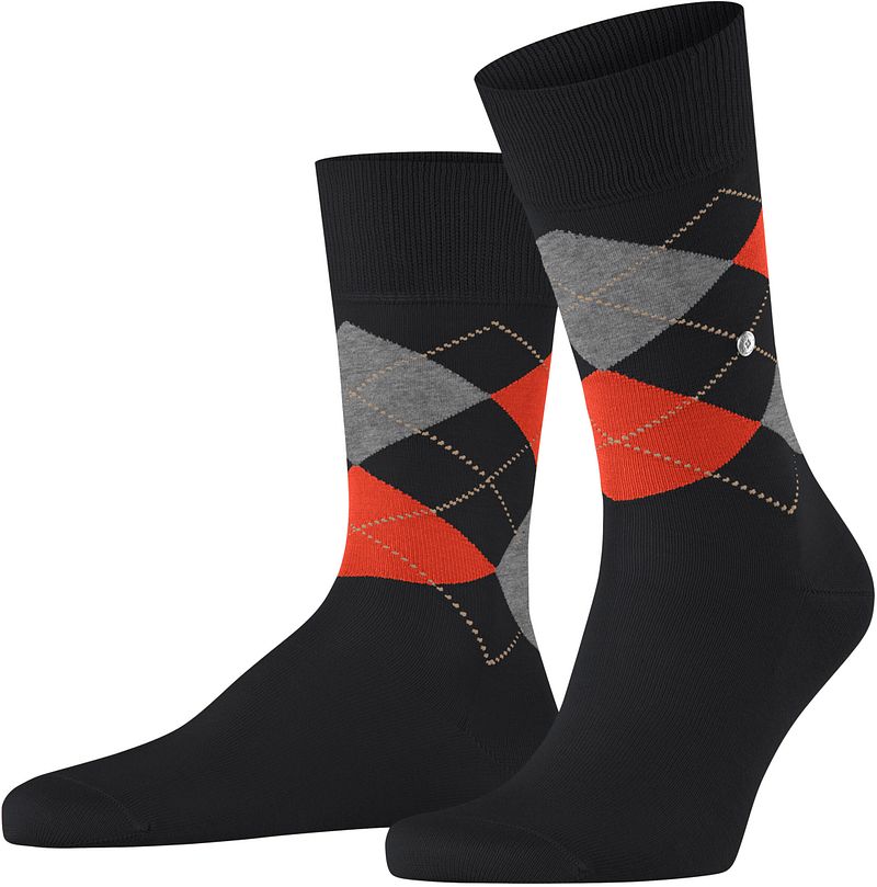 Burlington Chaussettes Manchester 3060  Multicoloré Noir taille 40-46