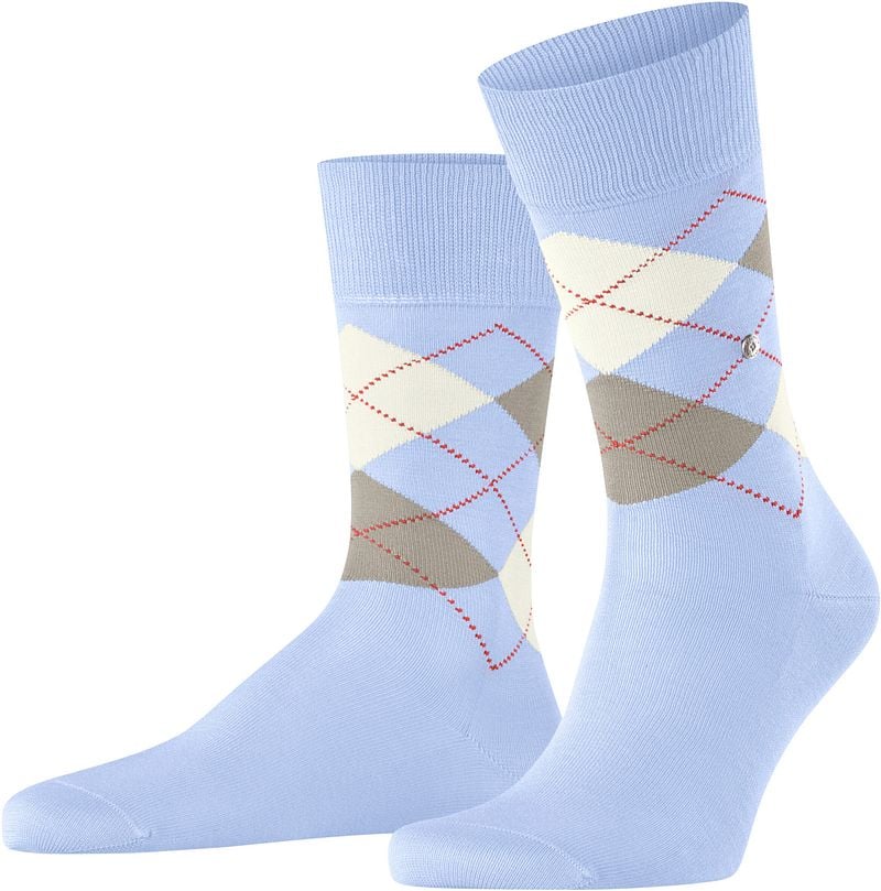 Burlington Manchester Sok Ruit Lila 6257