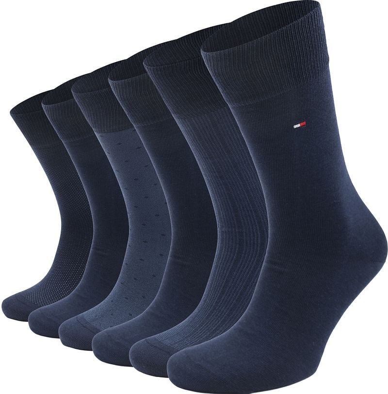 Tommy Hilfiger Giftbox 6-Pack Navy - Größe 43-46 günstig online kaufen