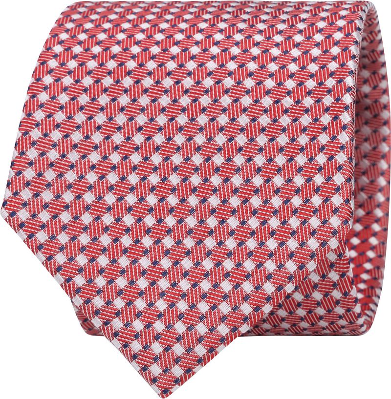 Suitable Cravate F01-21  Multicoloré Rouge Blanc