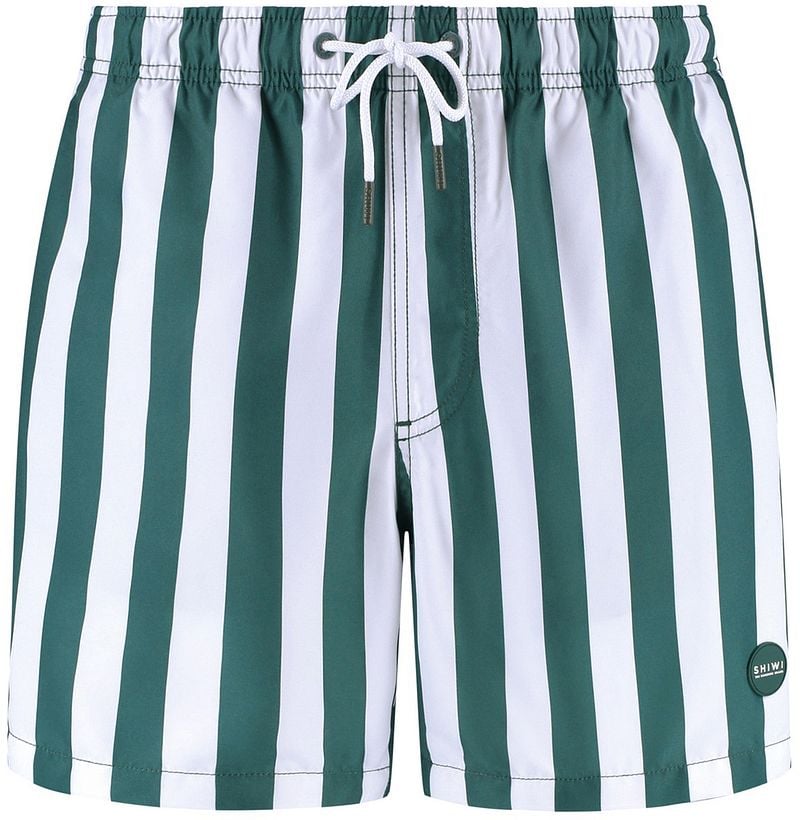 Shiwi Badeshorts Mac Dunkelgrün - Größe M günstig online kaufen