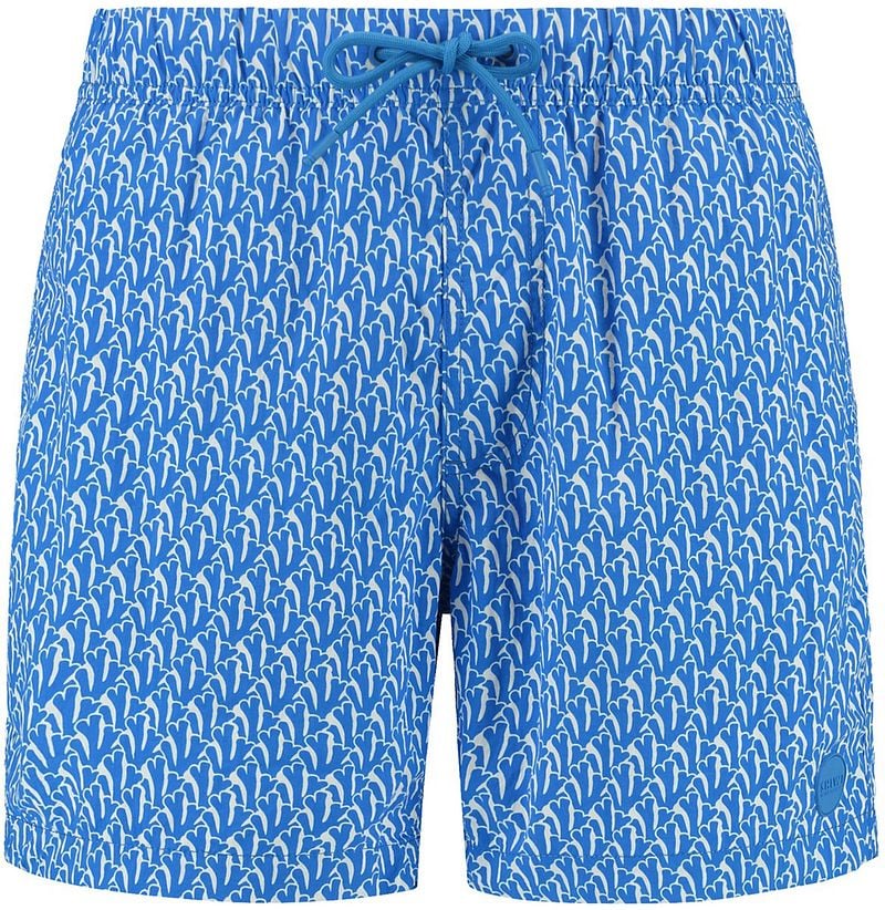 Shiwi Zwembroek Nick Wavy Coral Blauw