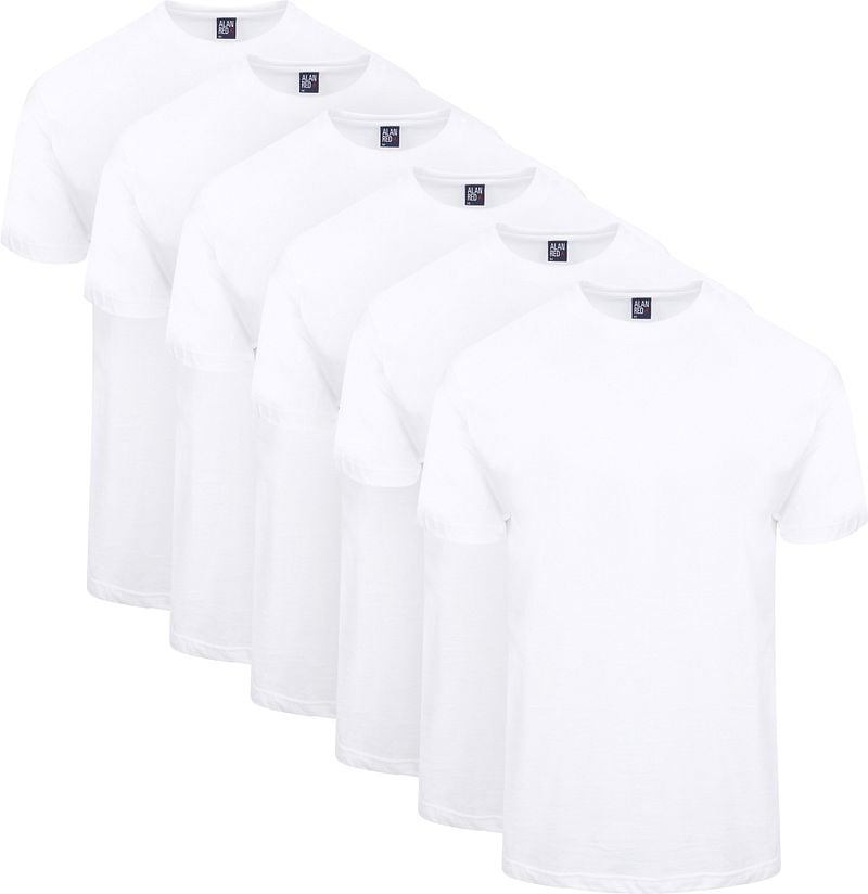 Alan Red T-Shirt Virginia 6er-Pack - Größe L günstig online kaufen