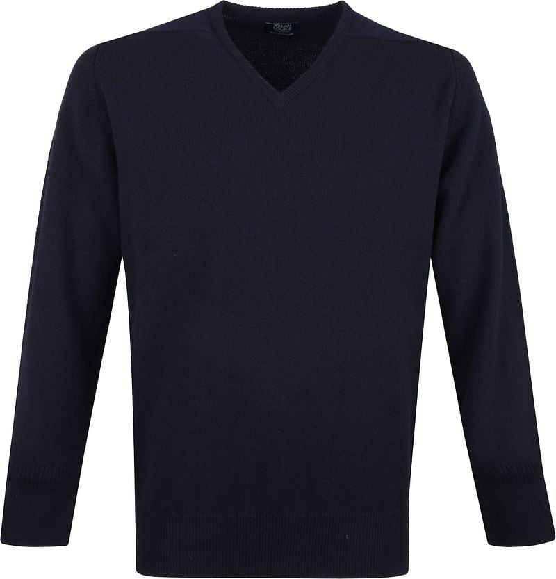William Lockie Col-V Agneline Marine  Bleu foncé Bleu taille M