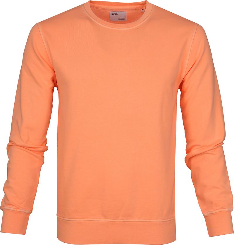 Colorful Standard Sweater Neon Oranje