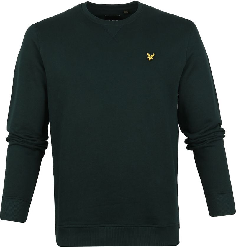 Lyle & Scott Pull Foncé Coupe Régulière Vert Vert foncé taille XS