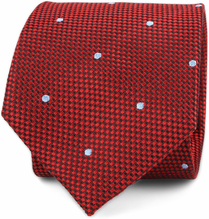 Suitable Cravate Soie F82-7  Rouge