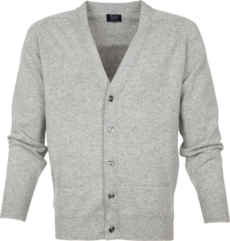William Lockie Cardigan Agneline  Gris taille M