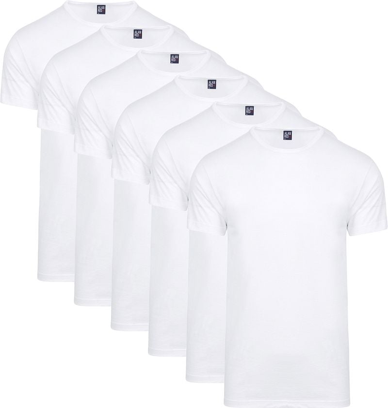 Alan Red Derby T-Shirts Angebot 6 Stück  - Größe S günstig online kaufen